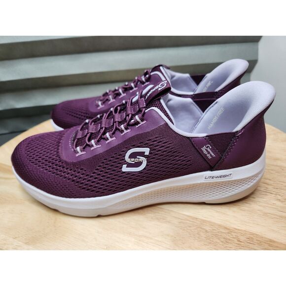 Skechers Women's Purple Athletic Shoes - Picture 6 of 7